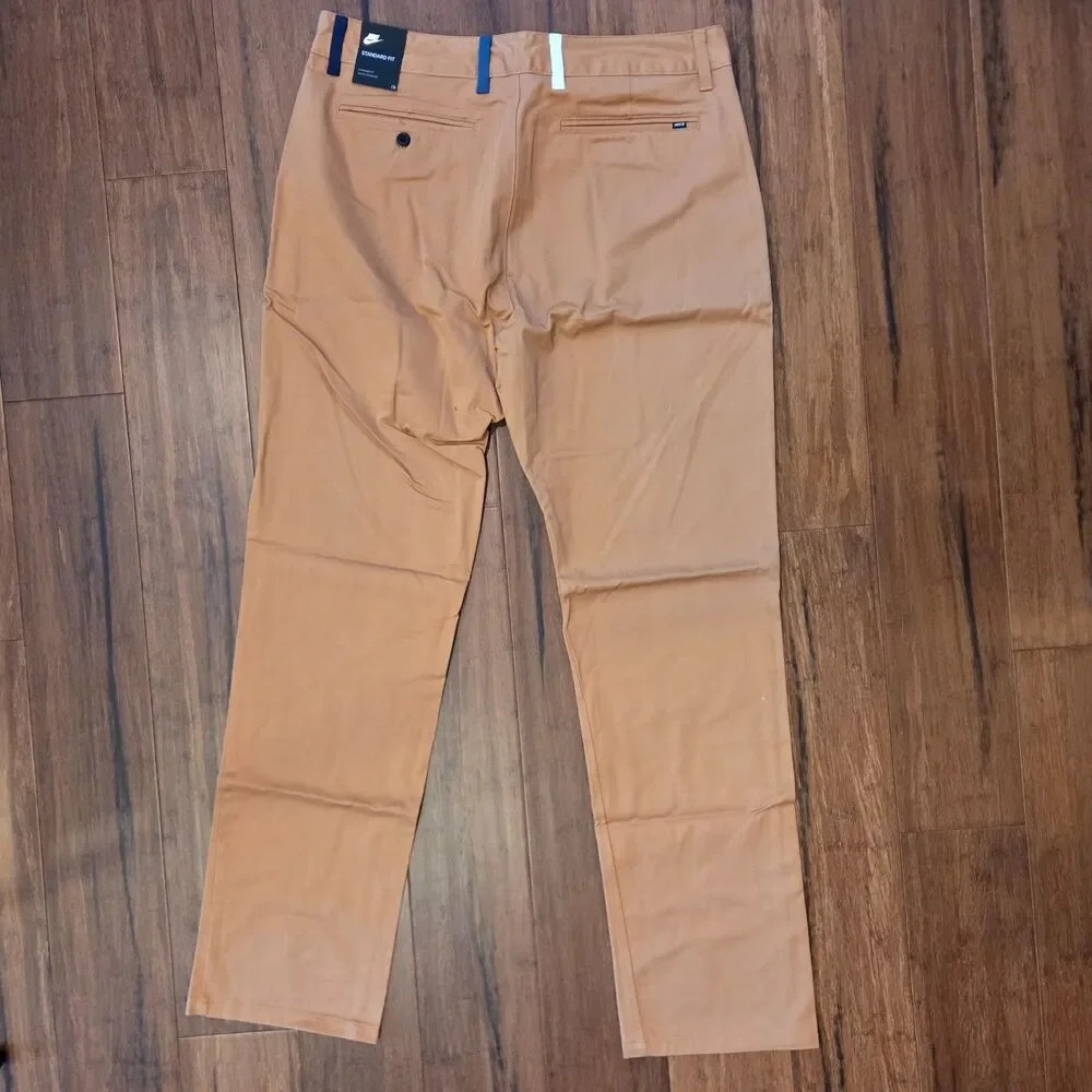 Nike SB Chino Prep Angel Pants Mens 32 Skateboarding Stretch DJ7605-201 NWT - Picture 2 of 12